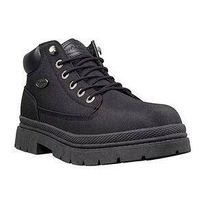 Lugz Mantle Hi Mens Black Canvas Boots High Top Lace Up Sneaker Boot Size 9.5